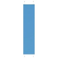 VidaXL Plissé rolgordijn 45x200 cm stofbreedte 44,4 cm polyester blauw - thumbnail