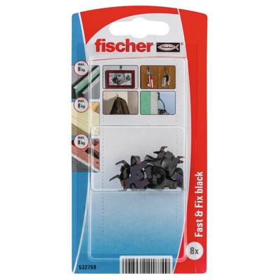 Fischer Fast & Fix K NV Wandhaak Zwart Inhoud: 1 set(s) Fischer Fast & Fix K NV Wandhaak Zwart Inhoud: 1 set(s)