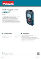 Makita Laserafstandsmeter 80 m - thumbnail