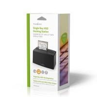 Nedis Docking Station voor Harde Schijf | USB 3.2 Gen1 | USB Type-A | 1 Schijf | 2.5 / 3.5 " | USB 3.2 Gen1 | Docking | Desktop - HDDUSB3210BK - thumbnail
