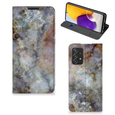 Samsung Galaxy A72 (5G/4G) | Standcase | Marmer Grijs Samsung Galaxy A72 (5G/4G) | Standcase | Marmer Grijs