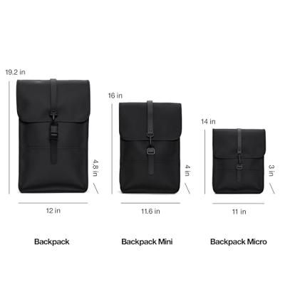 RAINS BACKPACK MINI W3 13 INCH GREEN