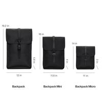 RAINS BACKPACK MINI W3 13 INCH GREEN - thumbnail