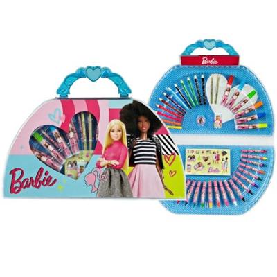 Barbie Kleurkoffer 51-delig Barbie Kleurkoffer 51-delig