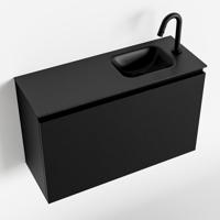 MONDIAZ OLAN 80cm toiletmeubel urban. LEX wastafel urban rechts 1 kraangat - thumbnail