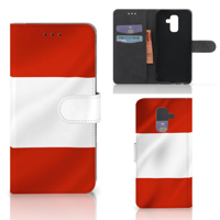 Samsung Galaxy A6 Plus 2018 Bookstyle Case Oostenrijk - thumbnail