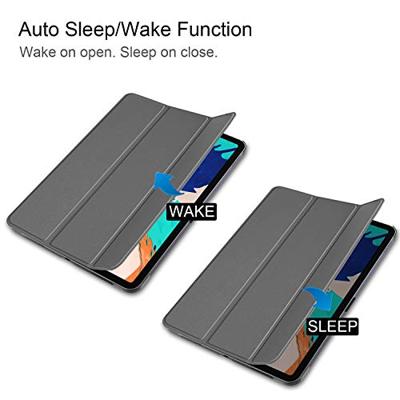 3-Vouw sleepcover hoes - iPad Pro 12.9 inch (2020) - Grijs 3-Vouw sleepcover hoes - iPad Pro 12.9 inch (2020) - Grijs
