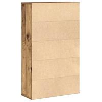 Boekenkast 60x24x101,5 cm bewerkt hout oud houtkleurig - thumbnail
