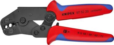Knipex Krimptang compacte bouwvorm gebruineerd met meer-componentengrepen 195 mm - 975220 - thumbnail