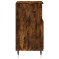 Dressoir 60x35x70 cm bewerkt hout gerookt eikenkleurig - thumbnail