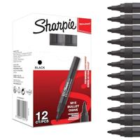 Permanente markeerstift Sharpie M15 Zwart 12 Stuks - thumbnail