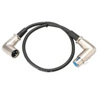 Devine VE1005 microfoonkabel XLR female-XLR male haaks 0.5 meter - thumbnail