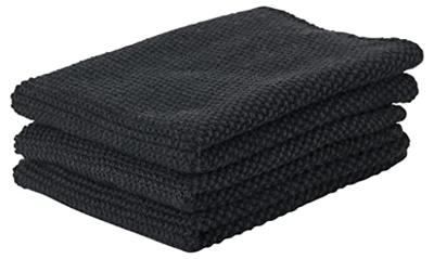 Zone - Solo - Keukendoekjes Set/3 zwart