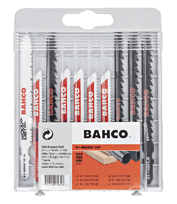 Bahco Decoupeerzagenset mix | 10-delig - 91-MIXED-10P Bahco Decoupeerzagenset mix | 10-delig - 91-MIXED-10P