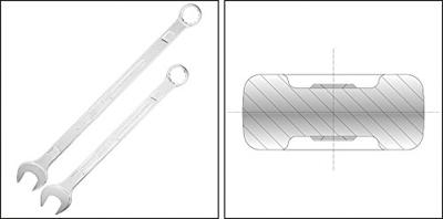 Hazet 600LG-24 600LG-24 Ring-steeksleutel Sleutelbreedte (metrisch) 24 mm