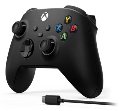 Xbox draadloze controller + USB-C-kabel - Zwart