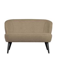 WOOOD Bankje 'Sara' Teddy, kleur Sand - thumbnail