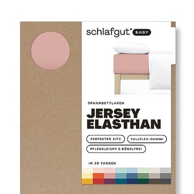 Schlafgut Schlafgut EASY Jersey Elasthan Hoeslaken M - 120x200 - 130x220 154 Purple Mid - thumbnail