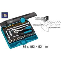 HAZET Dopsleutelset 854-2 - 30-delig - 3 - 14 - PH1 - PH2 - PZ1 - PZ2 - T10 - T30 - thumbnail