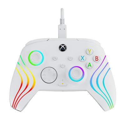 Gamepad - PDP - Afterglow Wave - Bedraad - Wit - Compatibel met pc en Xbox - thumbnail