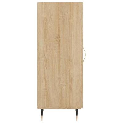 Dressoir 34,5x34x90 cm bewerkt hout sonoma eiken Dressoir 34,5x34x90 cm bewerkt hout sonoma eiken