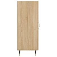 Dressoir 34,5x34x90 cm bewerkt hout sonoma eiken - thumbnail