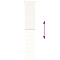 VidaXL Zebra rolgordijn 40x230 cm stofbreedte 35,9 cm marmerbeige - thumbnail