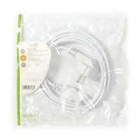 Voedingskabel | Schuko Male Haaks - IEC-320-C13 | 2,0 m | Wit - thumbnail