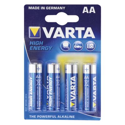 Setje van 4 x AA Varta alkaline batterijen - LongLife Power - 4906