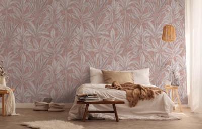 Livingwalls The Wall II - Rose - Planten Behang - 393161