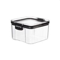 Sistema Voorraaddoos Tritan Vierkant 460 ml Transparant/Zwart - thumbnail