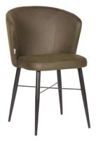 LABEL51 Eetkamerstoel 'Wave', kleur Groen - thumbnail