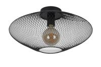 Lucide MESH - Plafonnière - Ø 45 cm - 1xE27 - Zwart - thumbnail