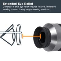 Celestron 93328 Omni 2' oculair met ultralang brandpunt van 56 mm en superieure lichttransmissie - geschikt voor waarnemen van deepsky-sterrenhopen, nevels en melkwegstelsels, Zilver/zwart - thumbnail