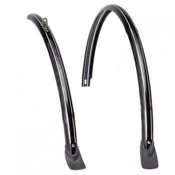 Eurofender spatbordenset 46mm 28" zonder stang zwart