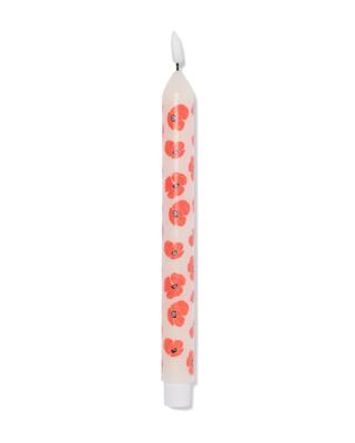 HEMA Led-dinerkaars ⌀2.3x29cm was glad bloem (oranje)