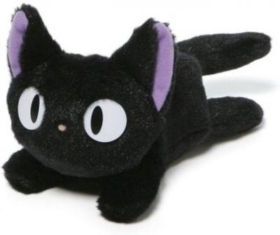 Kiki's Delivery Service Beanie Plush Figure Jiji Fluffy 15 cm