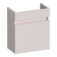 Brauer Joy Wavy Fonteinkast - 40 cm - met 1 Deur Greeploos Rechtsdraaiend - Mat Zand - thumbnail