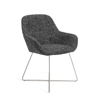 Jesper Home Eetkamerstoel 'Kushi' Cross Steel, kleur Skyfall