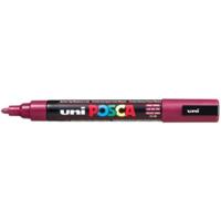 Uni Posca verfmarker pc5m wijnrood - conische punt 2,5 mm - thumbnail