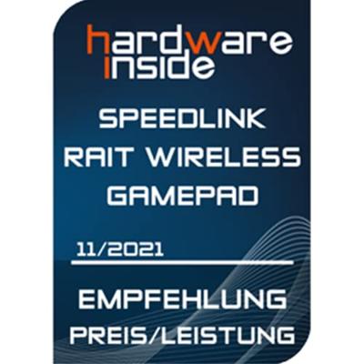 Speedlink RAIT Wireless Gamepad - Zwart (PC/PS3/Switch/Switch OLED)