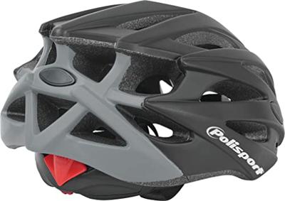 Polisport twig fietshelm l 58-61cm zwart/grijs