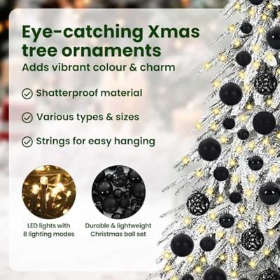 VidaXL Kerstboom met 300 led met standaard wit 180 cm pe en staal VidaXL Kerstboom met 300 led met standaard wit 180 cm pe en staal