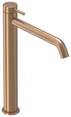 Wastafelkraan IVY Bond Model L Coldstart Geborsteld Mat Koper PVD