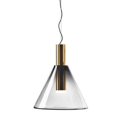 Bomma Phenomena Hanglamp - Cone - Gerookt - Goud