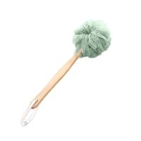 2 PC'S lange handvat opknoping zachte mesh lichaam douche borstel (groen) - thumbnail