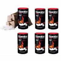 Samba Aanmaakzakjes Openhaard - 600 stuks in Koker - thumbnail