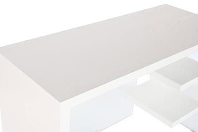 Bureau DKD Home Decor Wit Transparant Kristal Hout MDF 120 x 50 x 76 cm