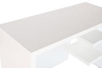 Bureau DKD Home Decor Wit Transparant Kristal Hout MDF 120 x 50 x 76 cm - thumbnail