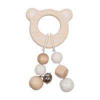 Goki houten grijpring beer - thumbnail